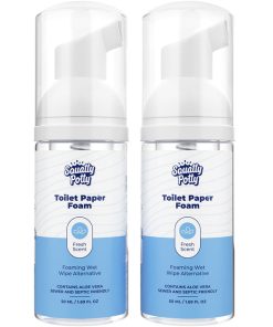 TOILET PAPER FOAM INSTANT WET WIPE 2 PACK